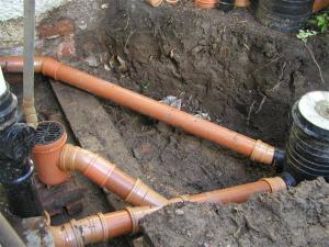 Drainage Excavation With Drain Connection 